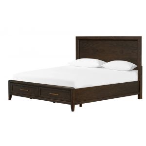 A-America - Bryson California King Panel Bed, Grey Brown Finish - BRNSZ5230_CLOSEOUT