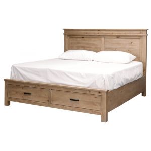 A-America - Glacier Point California King Storage Bed, Golden Java Finish - GLPGJ5231