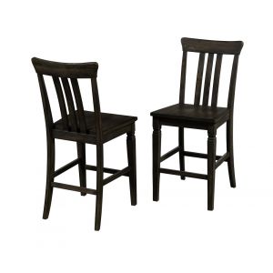 A-America - Kingston Slatback Counter Height Chair - (Set of 2) - KIGDG3652