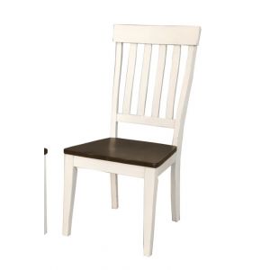 A-America - Mariposa Slatback Side Chair in Cocoa-Chalk Finish - (Set of 2) - MRPCO2652