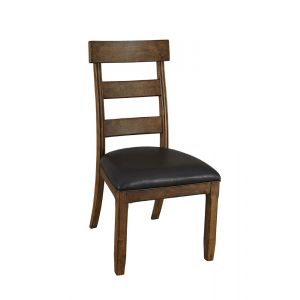 A-America - Ozark Ladderback Side Chair with Upholstered Seat - (Set of 2) - OZAMA2452