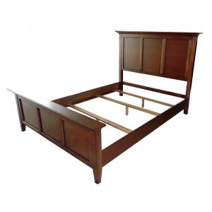 A-America - Westlake Queen Mansion Bed in Cherry Brown Finish - WSLCB5030