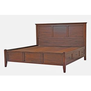 A-America - Westlake Queen Storage Bed in Cherry Brown Finish - WSLCB5091