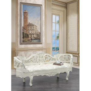 ACME Furniture - Adara Bench - Antique White - BD01253