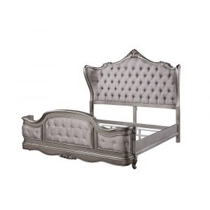 ACME Furniture - Ariadne California King Bed - Velvet & Antique Platinum - BD00601CK