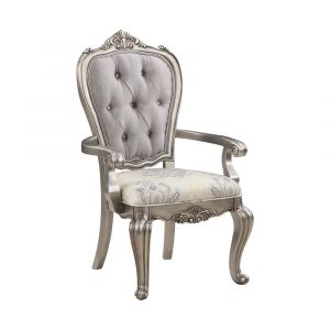 ACME Furniture - Ariadne Side Chair (Set of 2) - Velvet & Antique Plantinum - DN02282