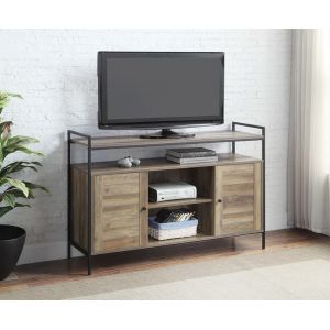 ACME Furniture - Baina TV Stand - Rustic Oak & Black - LV00743