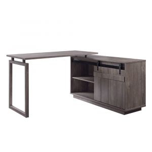 ACME Furniture - Bellarosa Writing Desk w/Cabinet-Gray Washed - 92270