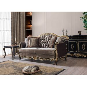 ACME Furniture - Betria Loveseat w/4 Pillows - Light Green Velvet - LV01888_CLOSEOUT
