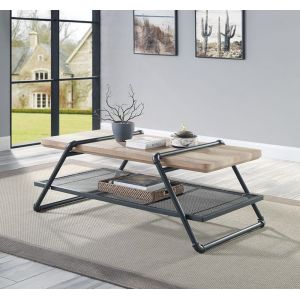 ACME Furniture - Brantley Coffee Table - Oak & Sandy Gray - LV00430