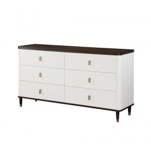 ACME Furniture - Carena Dresser w/Jewelry Tray - White & Brown - BD02030