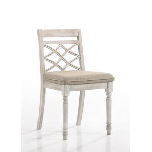 ACME Furniture - Cillin Side Chair (Set of 2) - Antique White - DN01806