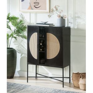 ACME Furniture - Colson Wine Cabinet - Black  - AC01081