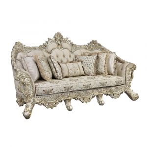 ACME Furniture - Danae Sofa w/7 Pillows - Champagne & Gold - LV01193