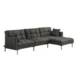 ACME Furniture - Duzzy Reversible Adjustable Sectional Sofa w/2 Pillows - 50485