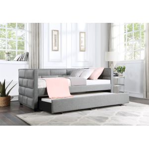 ACME Furniture - Ebbo Daybed w/Trundle (Twin) - Gray - BD00955
