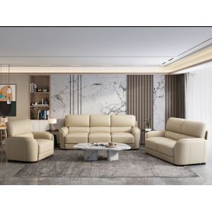 ACME Furniture - Edrice Sofa - Ice Gray Top Grain Leather - LV02200