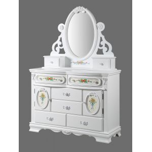 ACME Furniture - Flora Dresser (Door) - White - BD01641