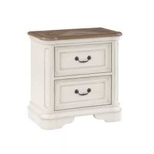 ACME Furniture - Florian Nightstand - Gray & Antique White - BD01649