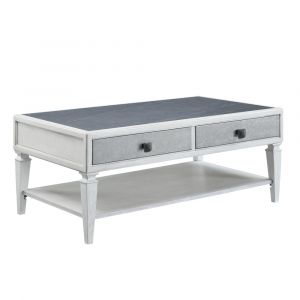 ACME Furniture - Katia Coffee Table - Rustic Gray & Weathered White - LV01052