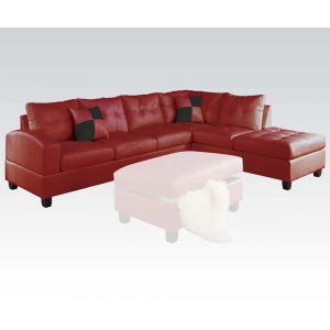 ACME Furniture - Kiva Sectional Sofa (Reversible w/2 Pillows) - 51185_KIT