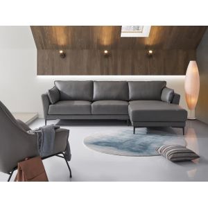 ACME Furniture - Meka Sectional Sofa - Anthracite Leather - LV02396