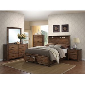 ACME Furniture - Merrilee Queen Bed w/Storage - 21680Q