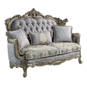 ACME Furniture - Miliani Loveseat w/3 Pillows - Antique Bronze - LV01781