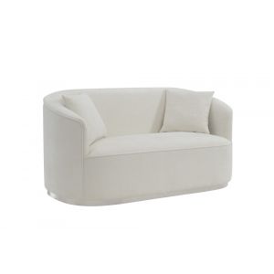 ACME Furniture - Odette Loveseat w/2 Pillows - Beige Chenille - LV01918