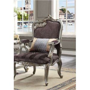 ACME Furniture - Picardy Chair (w/1 Pillow & LF Leaf) - 53466