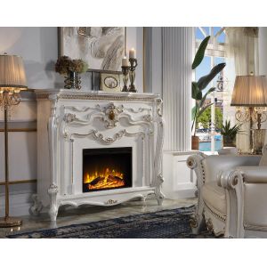 ACME Furniture - Picardy Fireplace - Antique Pearl - AC01345