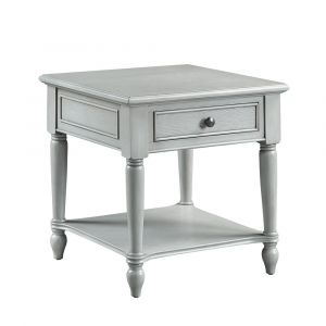 ACME Furniture - Ramiro End Table - Rustic Gray - LV00890