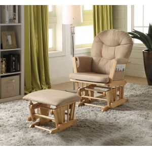 ACME Furniture - Rehan Glider Chair & Ottoman - 59332