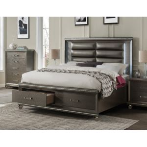 ACME Furniture - Sadie Eastern King Bed w/Storage (LED) - 27937EK