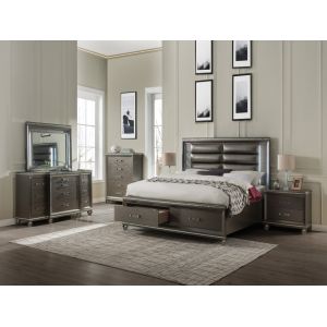 ACME Furniture - Sadie Queen Bed w/Storage (LED) - 27940Q