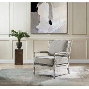 ACME Furniture - Saraid Accent Chair - Gray Linen & Light Oak - AC01164