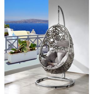ACME Furniture - Sigar Patio Hanging Chair with Stand - 45107