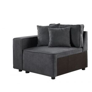 ACME Furniture - Silvester Modular Left Facing Chair w/2 Pillows - 56871