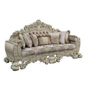 ACME Furniture - Sorina Sofa w/7 Pillows - Antique Gold - LV01205