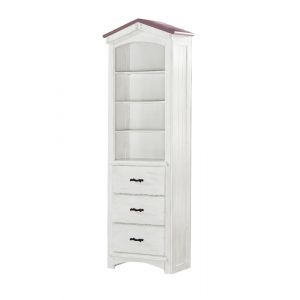 ACME Furniture - Tree House Bookcase Cabinet - Pink & White - BD01416