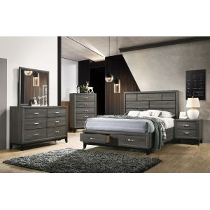 ACME Furniture - Valdemar Queen Bed w/Storage - 27060Q