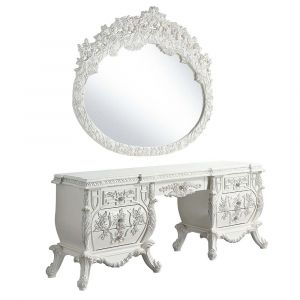 ACME Furniture - Vanaheim Vanity Desk - Antique White - BD00674