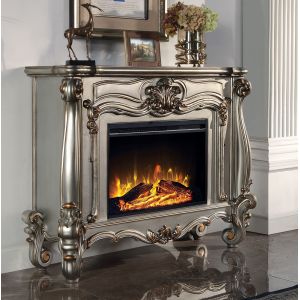 ACME Furniture - Versailles Fireplace - Antique Platinum - AC01314