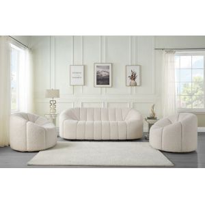 ACME Furniture - Virrux Sofa w/6 Pillows - Blue Velvet & Gold - LV00293