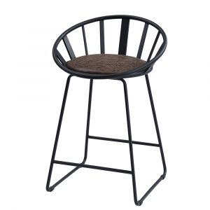 ACME Furniture - Zudora Counter Height Chair (Set of 2) - Black - DN01756