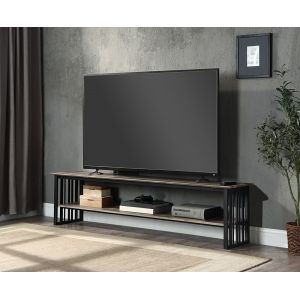 ACME Furniture - Zudora TV Stand - Antique Oak & Black - LV01754