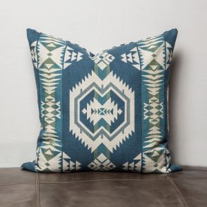AICO by Michael Amini - 404 Mayan Pacific 22in Square Pillow - BCS-DP22-MAYAN-PCF