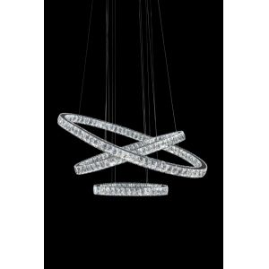 AICO by Michael Amini - Asteroids LED Chandelier, Large - LT-CH801