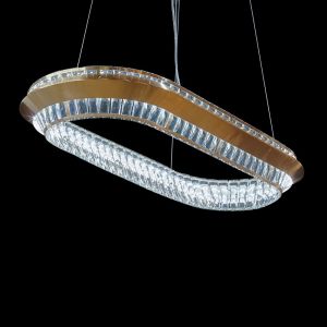 AICO by Michael Amini - Base Camp - Oval LED Chandelier - LT-CH817