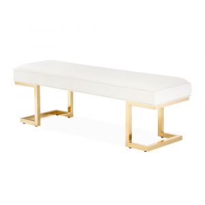 AICO - Belmont Place Bed Bench - Bright Gold - 9085904-806